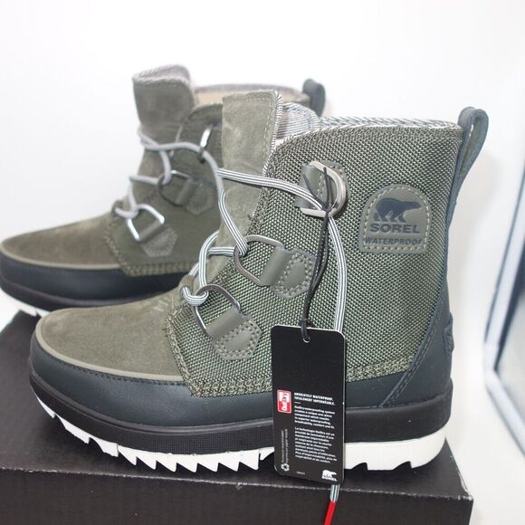 NEW SOREL Tivoli IV Insulated Winter Boots Alpine Tundra Dark Moss Women's 6 - Picture 3 of 12